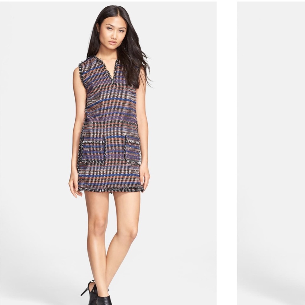 Rachael Zoe | Bay Fringe Tweed Shift Dress